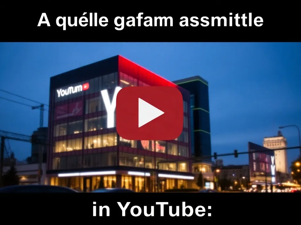 Logos de YouTube et Google accolés, symbolisant l'appartenance à Alphabet