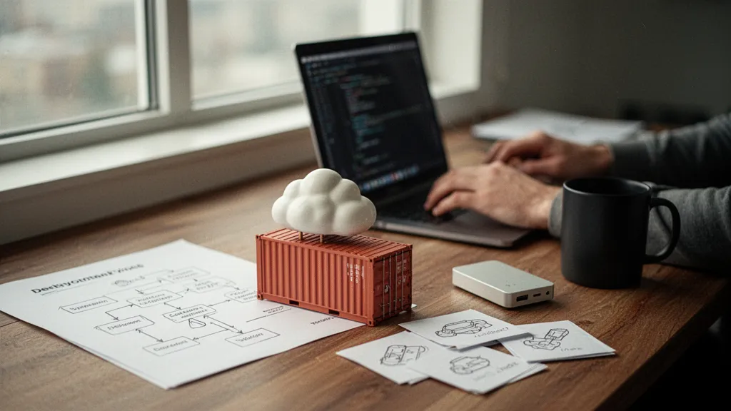 Diagramme d'architecture montrant FastAPI, Lambda, API Gateway, ECR et GitHub Actions