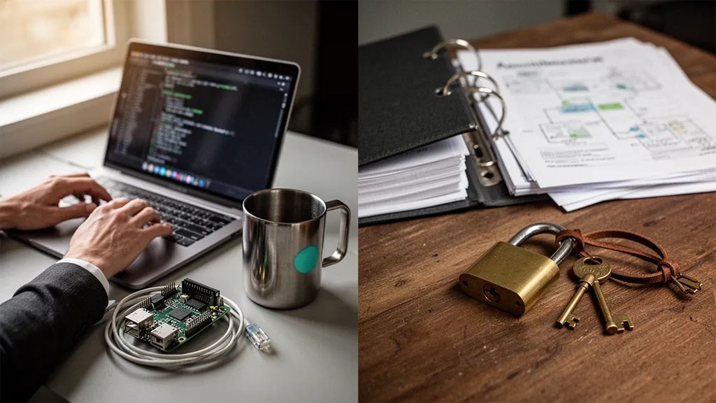 Illustration abstraite d'API et de données entre deux serveurs