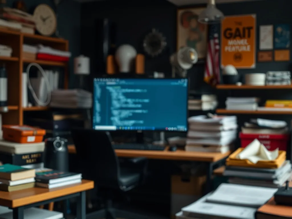 Schéma d'un dépôt Git connecté à des métriques Lighthouse avec des annotations critiques