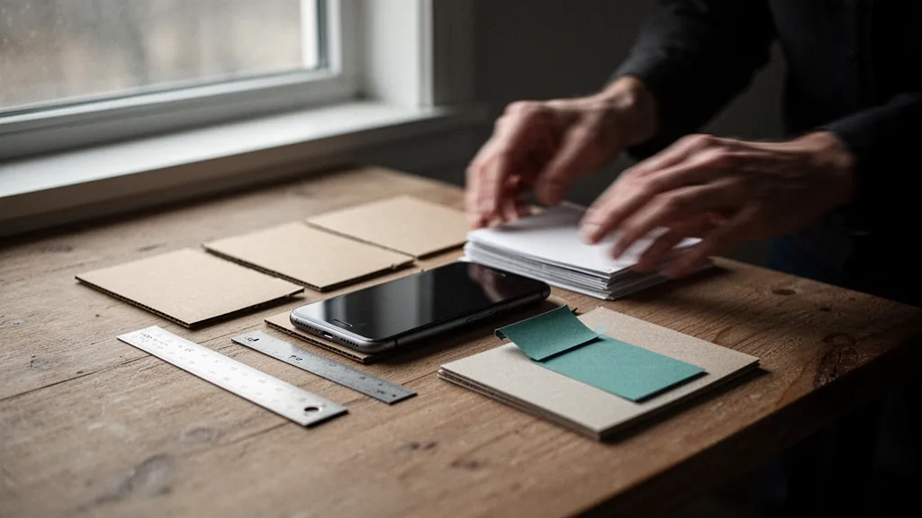 Écran mobile montrant un décalage de mise en page lors du chargement