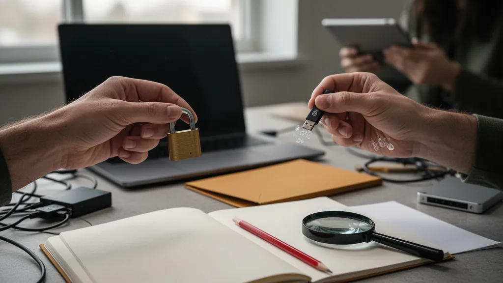 Équipe technique examinant du code sur plusieurs écrans